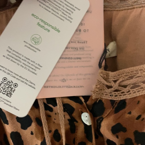 Spell & The Gypsy Saphari Prairie Strappy Sundress - S UT - Picture 12 of 15